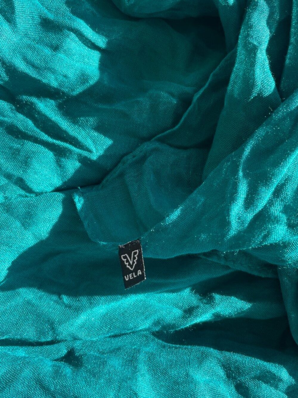 New Mint Green Satin Matte Hihab Scarf + Vela Modal Scraf - Picture 4 of 5